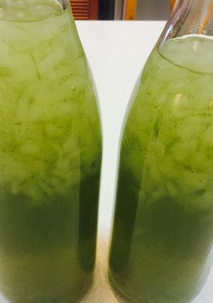 Hình của món Nha đam lá dứa.