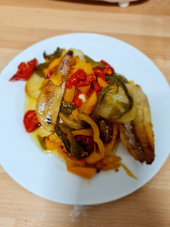 Una foto de Escalibada de verduras