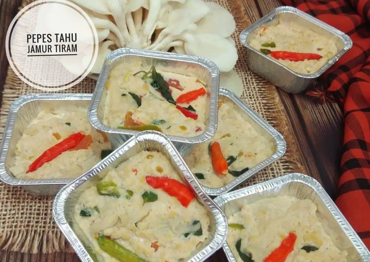 Cara Menyajikan Pepes Tahu Jamur Tiram Mudah