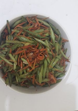 Hình của món Đậu đỗ xào thập cẩm.