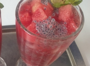 A picture of Sugar-free Watermelon🍉 Shikanji.