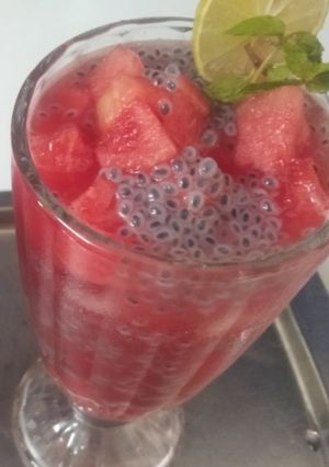 A picture of Sugar-free Watermelon🍉 Shikanji.