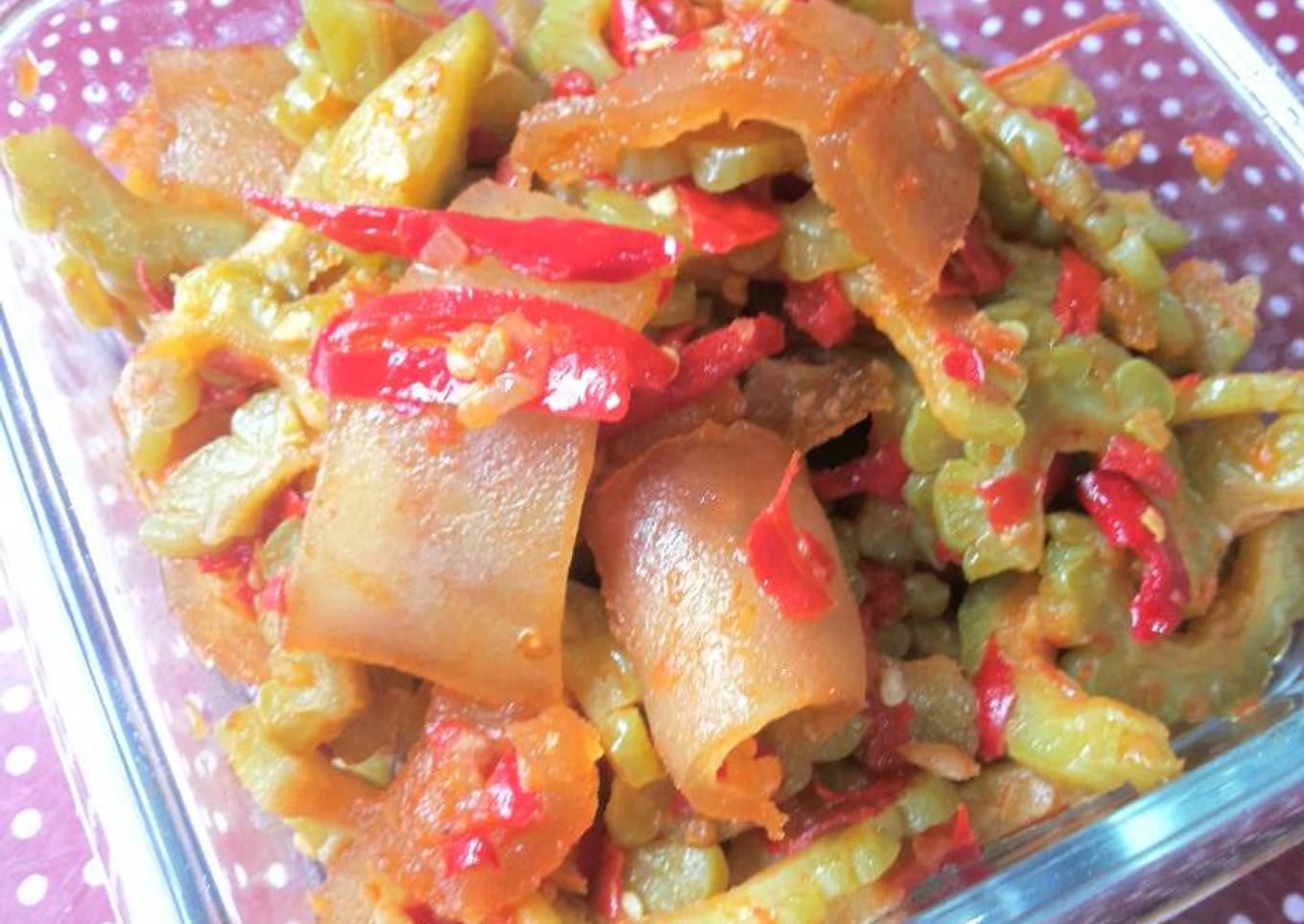 Tumis krecek pare