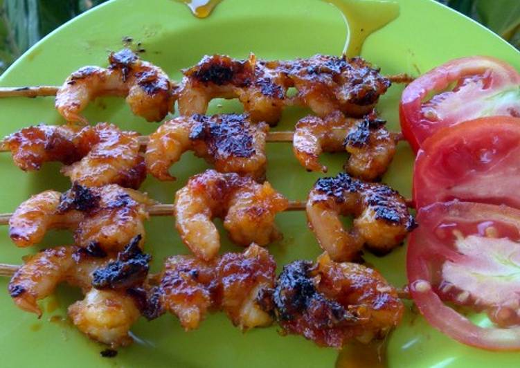 Udang Bakar Ndoweh Saos Madu