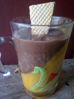 Foto resep Pudding Labu Es Krim Coklat
