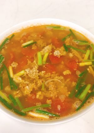 Hình của món Canh riêu cua.