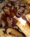 Easy Sukiyaki-Style Meat and Tofu