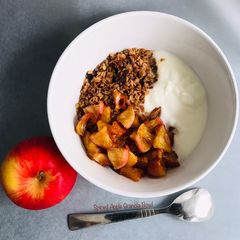 A picture of Spiced Apple Granola Breakfast Bowl.