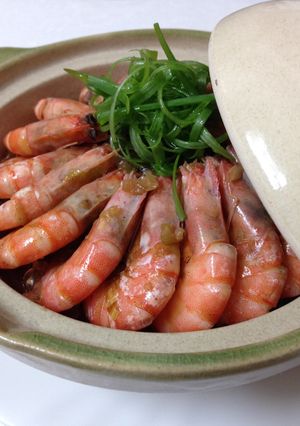 鮮蝦粉絲煲 的食譜成品照片