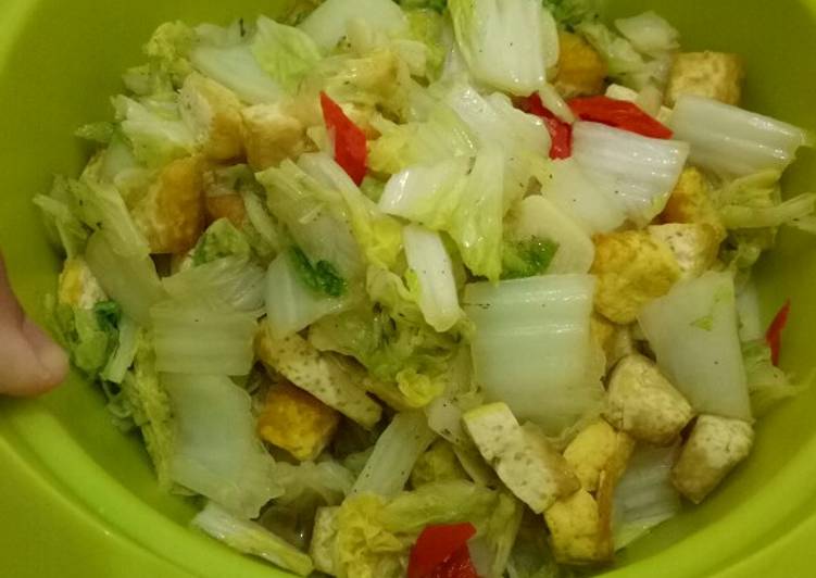 Sawi putih mix tahuu