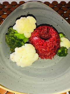 Una foto de Arroz rojo