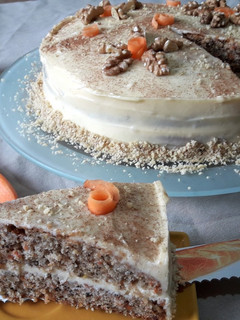 Una foto de Tarta de zanahoria