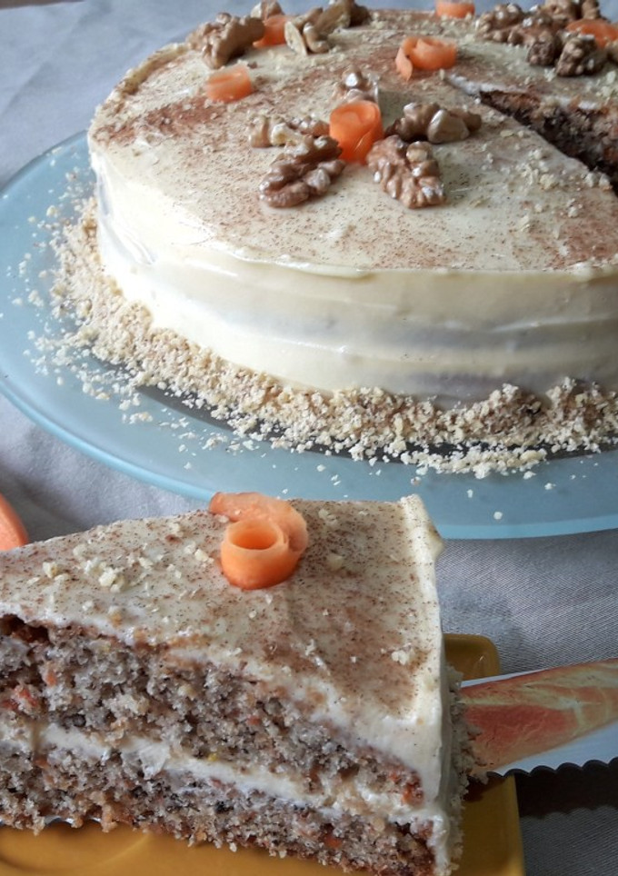 Una foto de Tarta de zanahoria