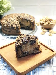 Foto resep Banana Cake With Choco Crumb