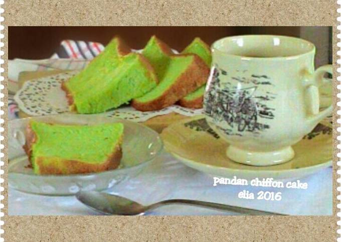 Resep Pandan Chiffon Cake Super Lembut Oleh Elia Puji Astuti Cookpad