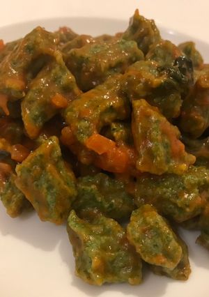 Foto di Spätzle verdi con farina di farro a modo mio