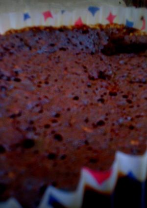 Una foto de Magdalenas de chocolate y naranja.