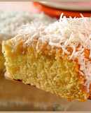 Torta de coco, naranja y miel.