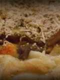 Tarta de acelga, espinaca y champiñones