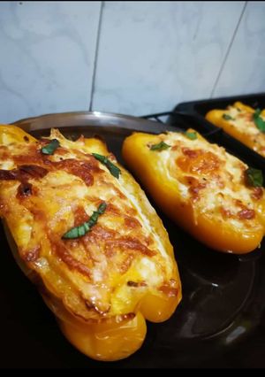 Una foto de Morrón relleno