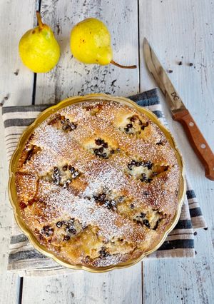 Foto di Crostata ricotta pere e cioccolato