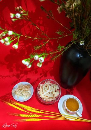 Hình của món Mứt dừa.
