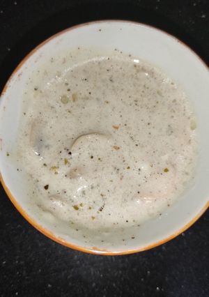 A picture of White Mushroom Sauce 🍄.