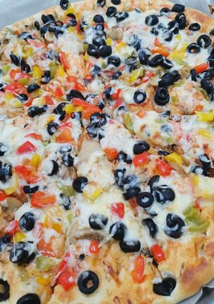 صورة لوصفة بيتزا 🍕