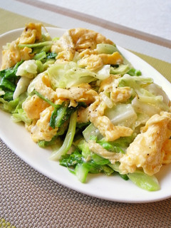 A picture of Easy! Delicious Chinese-Style Cabbage and Eggs.
