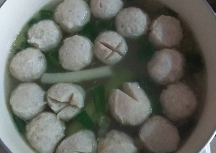 Kuah bakso simple