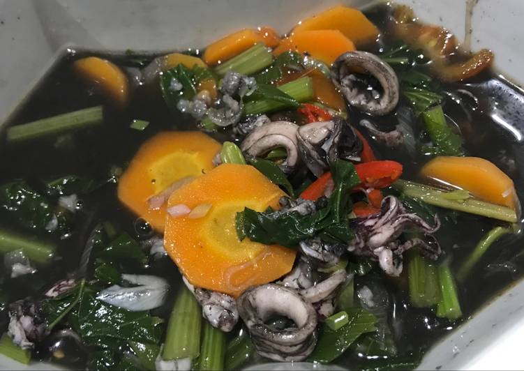 Sayur cumi hitam praktis