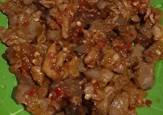 Resep Sambal Ati Ampela Anti Gagal