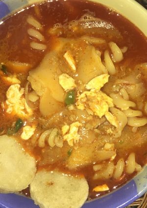 Foto resep Seblak Kuah Topping Pempek