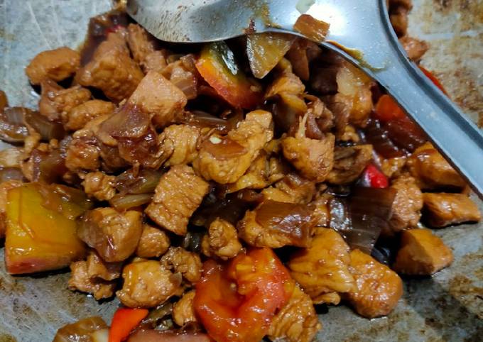 Resep Ayam Kecap Pedas Manis Oleh Ivana Oktaria Cookpad