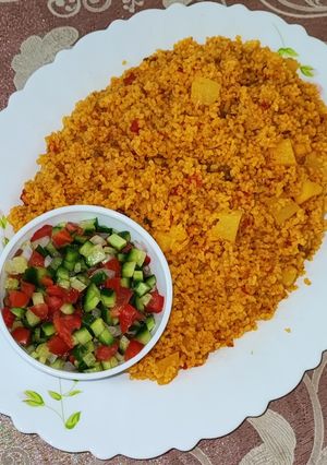 عکسی از دستور استانبولی با برنج نیم دانه (مقرون به صرفه)🥰