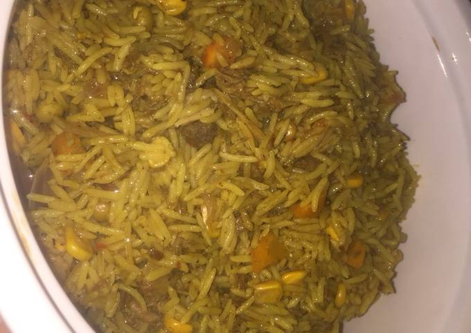 Mincemeat fried rice Recipe