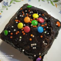 A picture of Steamed Chocolate cake.