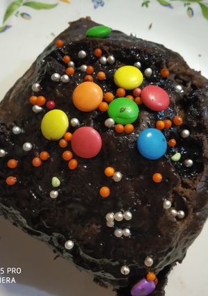 A picture of Steamed Chocolate cake.