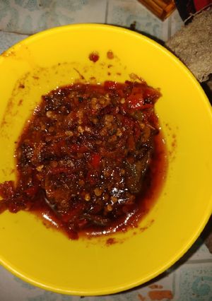 Foto resep Sambal terasi tomat pedas mantull
