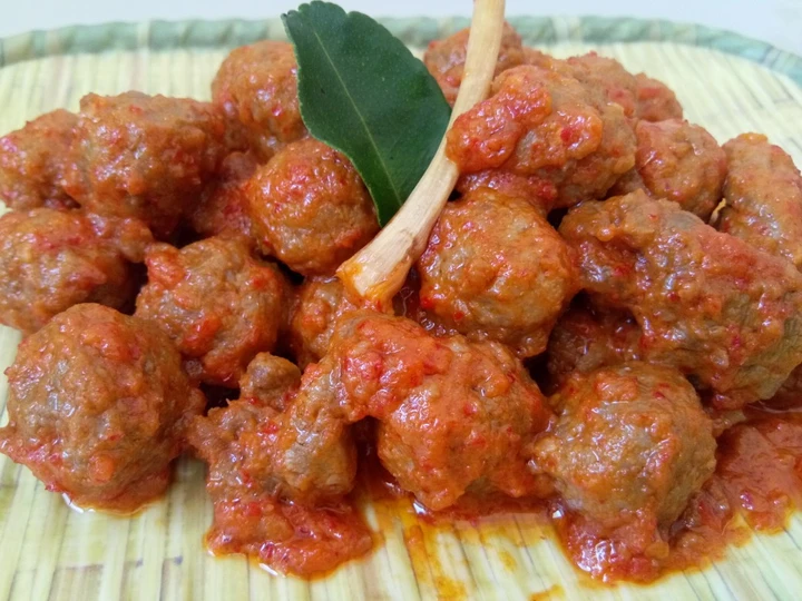 Cara Mudah Menyiapkan Resep 31. Balado Bola Daging Sapi Anti Ribet, Sempurna