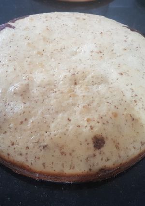 Una foto de Torta loca de choco y vainilla