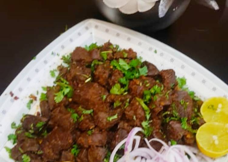 Recipe of Ultimate Fry kaleji