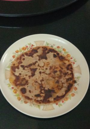 A picture of Aloo and cabbage paratha.