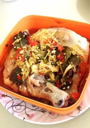 รูปของ นึ่งไก่สมุนไพร