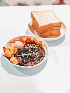 Hình của món Beef Steak bằng Lõi Vai bò Mỹ.