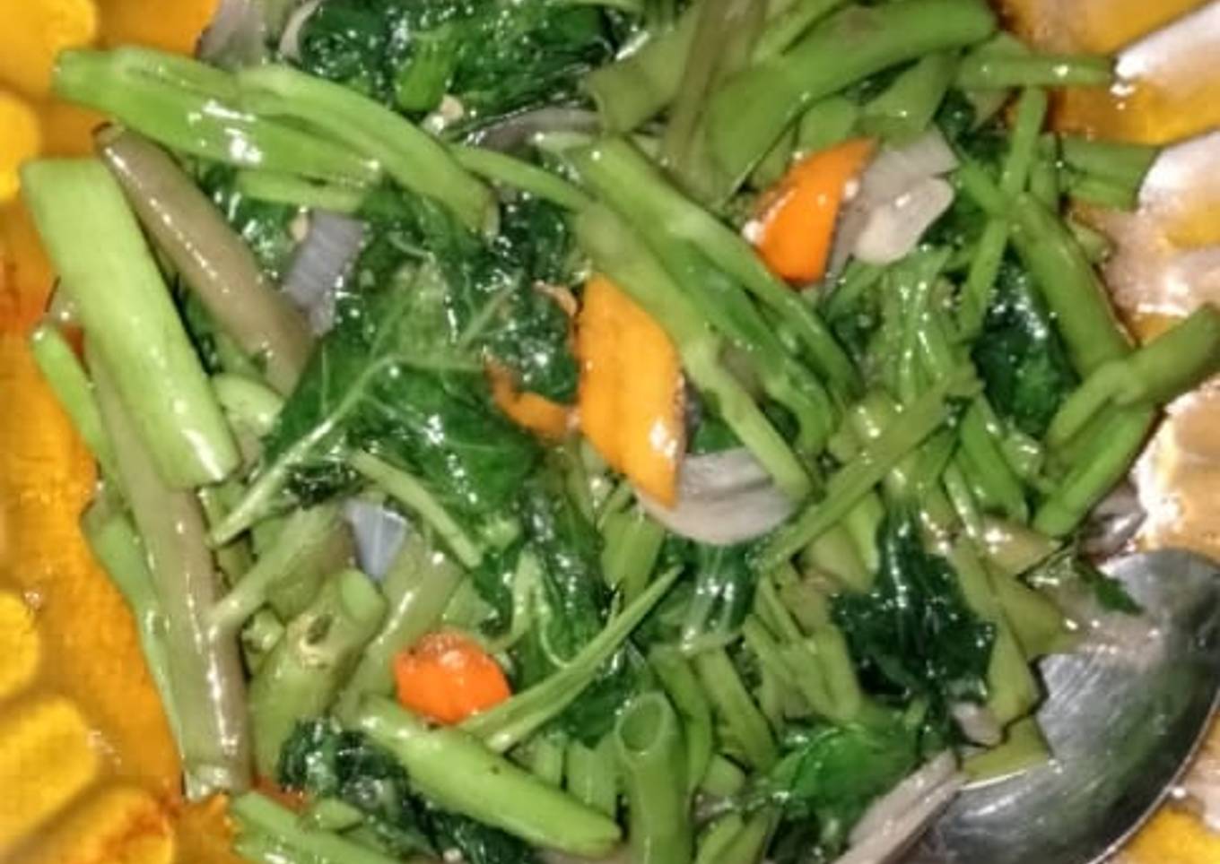 Kubis dimasak dengan saus tiram