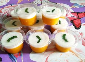 Foto resep Puding Labu kuning Fla santan