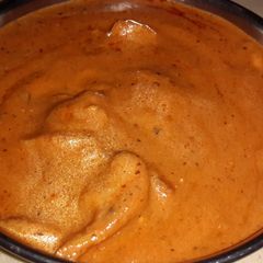 A picture of Home made Butter Chicken.