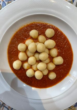 Foto di Gnocchi di patate fit con crema di pomodori