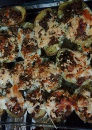 Una foto de Papa rellena de carne molida